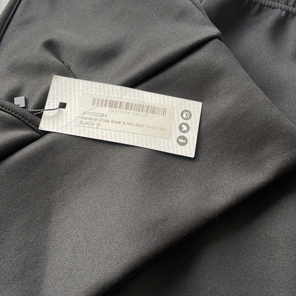 🆕Boohoo Night Two Piece Set, Black Two Piece Set - Picture 4 of 6